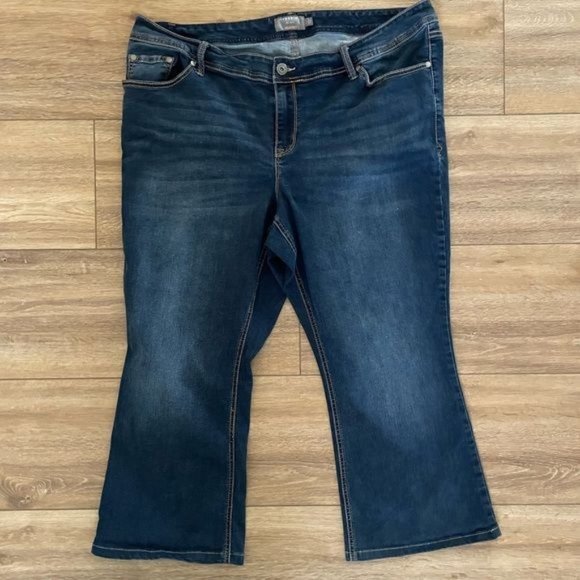 Torrid Luxe Slim Boot Bootcut Jeans, Sz 22R - Picture 2 of 13